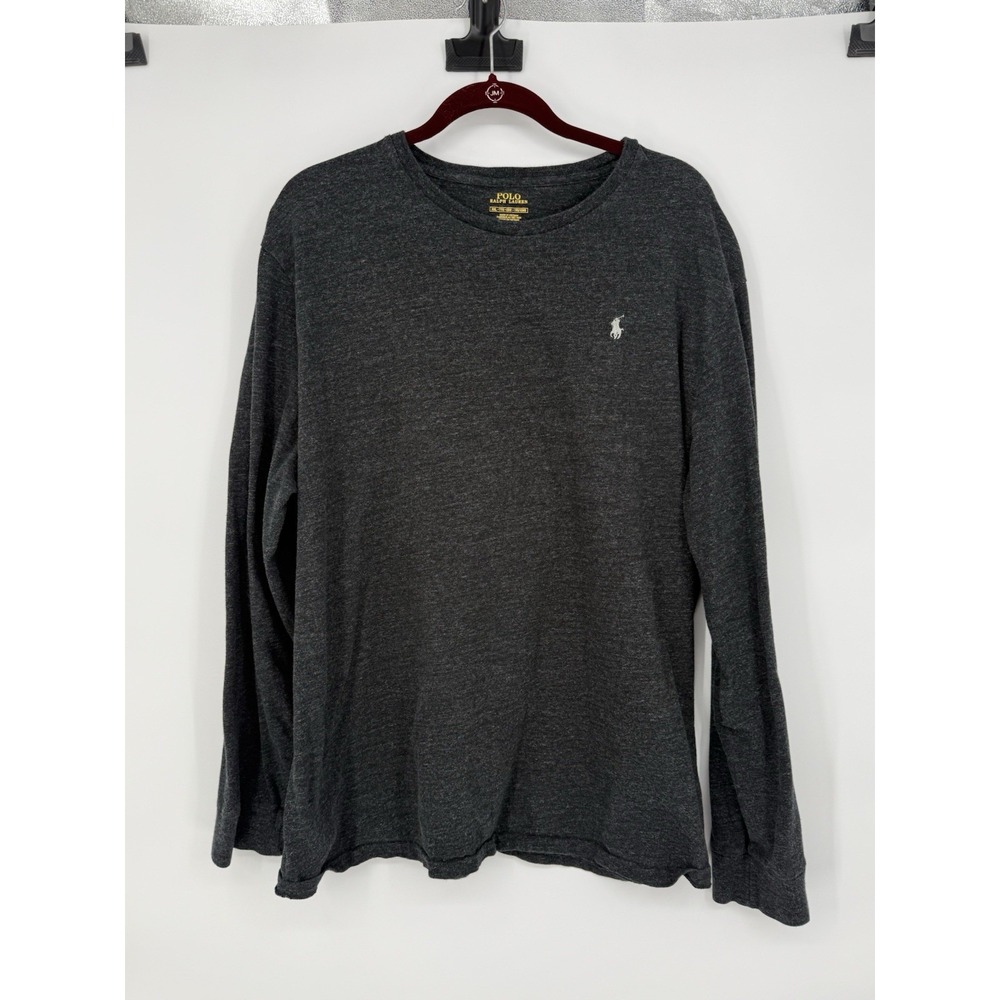 Polo Ralph Lauren Men's Gray Long Sleeve Tshirt XXL
